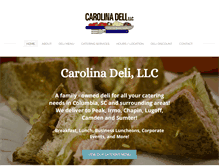 Tablet Screenshot of carolinadeli.com